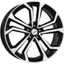 DEZENT Alufelge TA dark black/polished 7x17 ET45 5x108 Nabe 63.4 KBA 52509