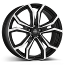 DEZENT Alufelge TV dark black/polished 6.5x16 ET51 5x120 Nabe 65.1 KBA 54030