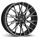 DOTZ Alufelge Fuji dark black/polished 7.5x18 ET35 4x100 Nabe 60.1 KBA 54342