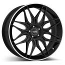 DOTZ Alufelge LongBeach dark black/polished lip 9x20 ET33 5x112 Nabe 66.6mm KBA 54331