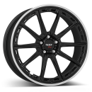 DOTZ Alufelge Sonoma dark Black matt/polished lip 8x19 ET48 5x108 Nabe 63.4 KBA 55456