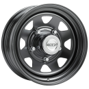 DOTZ Alufelge Dakar black 7x15 ET12 6x139.7 Nabe 110 KBA 46215
