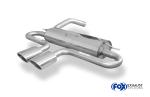 Fox passend für Ford Focus III ST Turnier Endschalldämpfer quer Ausgang mittig - 2x115x85 Typ 32 mittig FO032055-348