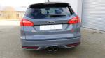 Fox passend für Ford Focus III ST Turnier Diesel Endschalldämpfer quer Ausgang mittig - 2x100 Typ 25 mittig FO032075-294