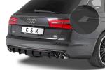 CSR Diffusor | Heckansatz mit ABE für Audi A6 C7 (4G) HA227-S strukturiert schwarz matt (keine Lackierung erforderlich)