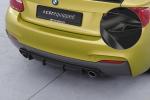CSR Diffusor | Heckansatz mit ABE für BMW 2er (F22 / F23) Coupe und Cabrio HA273-G Glossy schwarz Hochglanz (keine Lackierung erforderlich)