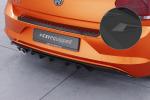 CSR Diffusor | Heckansatz mit ABE für VW Polo 6 2G (Typ AW) GTI HA442-S strukturiert schwarz matt (keine Lackierung erforderlich)