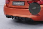 CSR Diffusor | Heckansatz mit ABE für BMW 4er (F36) Grand Coupe HA479-S strukturiert schwarz matt (keine Lackierung erforderlich)
