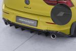 CSR Diffusor | Heckansatz mit ABE für VW Golf 8  GTI HA484-S strukturiert schwarz matt (keine Lackierung erforderlich)