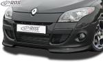 RDX Frontspoiler für RENAULT Megane 3 (-2012) Frontlippe Front Ansatz Spoilerlippe