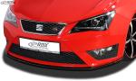 RDX Frontspoiler für SEAT Ibiza 6J FR Facelift 2012+ & 6P FR Frontlippe Front Ansatz Vorne Spoilerlippe Schwert