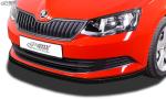 RDX Frontspoiler für SKODA Fabia 3 (5J/NJ) 2014-2019 Frontlippe Front Ansatz Vorne Spoilerlippe Schwert