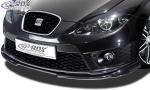 RDX Frontspoilerlippe VARIO-X für SEAT Leon 1P Facelift 2009+ FR & Cupra Frontlippe Front Ansatz Vorne Spoilerlippe