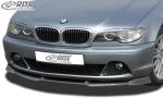 RDX Frontspoilerlippe VARIO-X für BMW 3er E46 Coupe / Cabrio 2003+ Frontlippe Front Ansatz Vorne Spoilerlippe