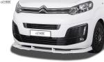 RDX Frontspoiler VARIO-X für CITROEN Jumpy / Spacetourer (V) & FIAT Ulysse / Scudo (V) & OPEL Zafira / Vivaro (V) & PEUGEOT Expert / Traveller (V) & TOYOTA ProAce / ProAce Verso (V) Frontlippe Front Ansatz Vorne Spoilerlippe