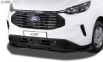 RDX Frontspoilerlippe VARIO-X für FORD Transit Custom & Tourneo Custom (NXN, NRN / 2023+) Frontlippe Front Ansatz Vorne Spoilerlippe