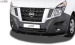 RDX Frontspoilerlippe VARIO-X für NISSAN NV400 (2010+) & Interstar (2021+) Frontlippe Front Ansatz Vorne Spoilerlippe