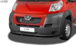 RDX Frontspoiler VARIO-X für FIAT Ducato & CITROEN Jumper & PEUGEOT Boxer (2006-2014) (mit Radlaufverbreiterungen, z.B. Heavy / Maxi) Frontlippe Front Ansatz Vorne Spoilerlippe