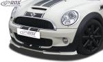 RDX Frontspoilerlippe VARIO-X für MINI R56 / R57 Cooper S Frontlippe Front Ansatz Vorne Spoilerlippe