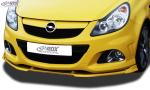 RDX Frontspoilerlippe VARIO-X für OPEL Corsa D OPC -2010 (Passend an OPC bzw. Fahrzeuge mit OPC Frontstoßstange) Frontlippe Front Ansatz Vorne Spoilerlippe