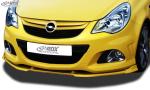 RDX Frontspoilerlippe VARIO-X für OPEL Corsa D Facelift OPC 2010+ (Passend an OPC bzw. Fahrzeuge mit OPC Frontstoßstange) Frontlippe Front Ansatz Vorne Spoilerlippe