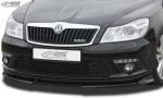RDX Frontspoilerlippe VARIO-X für SKODA Octavia 2 RS Facelift Typ 1Z 2008+ Frontlippe Front Ansatz Vorne Spoilerlippe