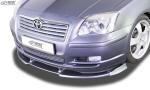 RDX Frontspoilerlippe VARIO-X für TOYOTA Avensis (T25) 2003-2006 Frontlippe Front Ansatz Vorne Spoilerlippe