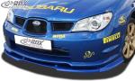 RDX Frontspoilerlippe VARIO-X für SUBARU Impreza 3 (GD) WRX 2005-2007 Frontlippe Front Ansatz Vorne Spoilerlippe