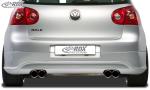 RDX Heckansatz für VW Golf 5 "R32 clean" mit Endrohrausfräsung links & rechts Heckschürze Heck