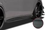 CSR Seitenschweller mit ABE für Mercedes-Benz CLA C117 X117 SS448-C Carbon Look Hochglanz (keine Lackierung erforderlich)