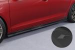 CSR Seitenschweller mit ABE für VW Golf 6 SS460-S strukturiert schwarz matt (keine Lackierung erforderlich)