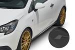 CSR Seitenschweller mit ABE für Opel Corsa E 3-Türer SS479-S strukturiert schwarz matt (keine Lackierung erforderlich)