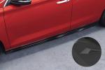 CSR Seitenschweller mit ABE für Hyundai I30 (PD) SS502-S strukturiert schwarz matt (keine Lackierung erforderlich)
