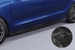 CSR Seitenschweller mit ABE für Audi A1 (8X) SS524-C Carbon Look Hochglanz (keine Lackierung erforderlich)