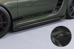 CSR Seitenschweller mit ABE für Porsche 718 Boxster / Cayman (Typ 982) SS533-G Glossy schwarz Hochglanz (keine Lackierung erforderlich)