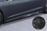 CSR Seitenschweller mit ABE für Audi A5 (F5) Coupe / Cabrio SS548-C Carbon Look Hochglanz (keine Lackierung erforderlich)