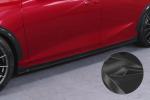 CSR Seitenschweller mit ABE für Opel Astra L Schrägheck SS549-C Carbon Look Hochglanz (keine Lackierung erforderlich)