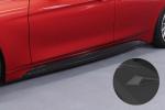 CSR Seitenschweller mit ABE für BMW 3er F30 / F31 SS595-S strukturiert schwarz matt (keine Lackierung erforderlich)