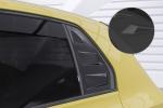 CSR Seitenscheibenblenden mit ABE für VW Golf 8 Schrägheck SSB018-S strukturiert schwarz matt (keine Lackierung erforderlich)