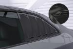 CSR Seitenscheibenblenden mit ABE für Audi A5 / S5 / RS5 (8T) Coupe SSB019-G Glossy schwarz Hochglanz (keine Lackierung erforderlich)