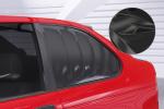 CSR Seitenscheibenblenden mit ABE für BMW 3er E36 Compact SSB020-C Carbon Look Hochglanz (keine Lackierung erforderlich)