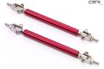 CSR Universal Spoiler Stabilisatoren verstellbar 100-140mm rot ZB157