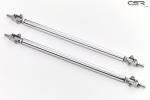 CSR Universal Spoiler Stabilisatoren verstellbar 200-260mm silber ZB161