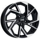 DBV Alufelge Napoli AP dark schwarz glänzend, front poliert 6x16 ET35 5x100 Nabe 57.1 KBA 0