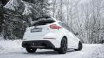 Fox passend für Ford Focus III RS Endschalldämpfer quer Ausgang rechts/links mit Abgasklappe - 129x106 Typ 32 rechts/links schwarz emailliert FO032145-749S
