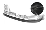 CSR Frontspoiler | Cup-Spoilerlippe mit ABE für Audi A5/ S5 B10 (Typ FU) CSL023-G Glossy schwarz Hochglanz (keine Lackierung erforderlich)