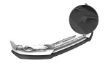CSR Frontspoiler | Cup-Spoilerlippe mit ABE für Audi A6 S-Line / S6 C7 (Typ 4G) CSL019-L Lackierung erforderlich (unlackiert roh)