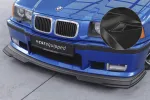 CSR Frontspoiler | Cup-Spoilerlippe mit ABE für BMW 3er E36 CSL755-G Glossy schwarz Hochglanz (keine Lackierung erforderlich)