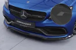 CSR Frontspoiler | Cup-Spoilerlippe mit ABE für Mercedes-Benz C-Klasse 205 C63/C63S AMG CSL201-S strukturiert schwarz matt (keine Lackierung erforderlich)
