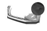 CSR Frontspoiler | Cup-Spoilerlippe mit ABE für Opel Frontera CSL025-L Lackierung erforderlich (unlackiert roh)